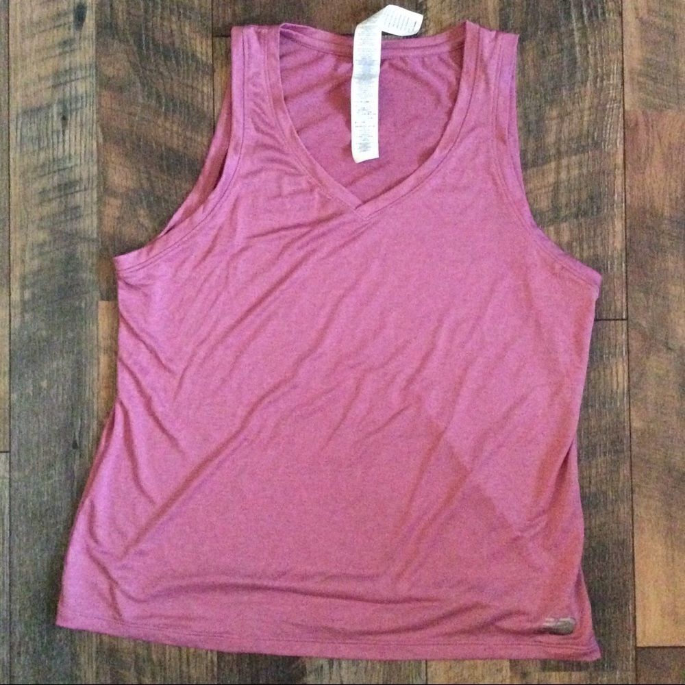 New Balance Womens Medium Tank Top Pink Sleeveless